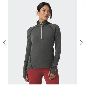Stio Tipton Tech Half Zip | boundary black heather